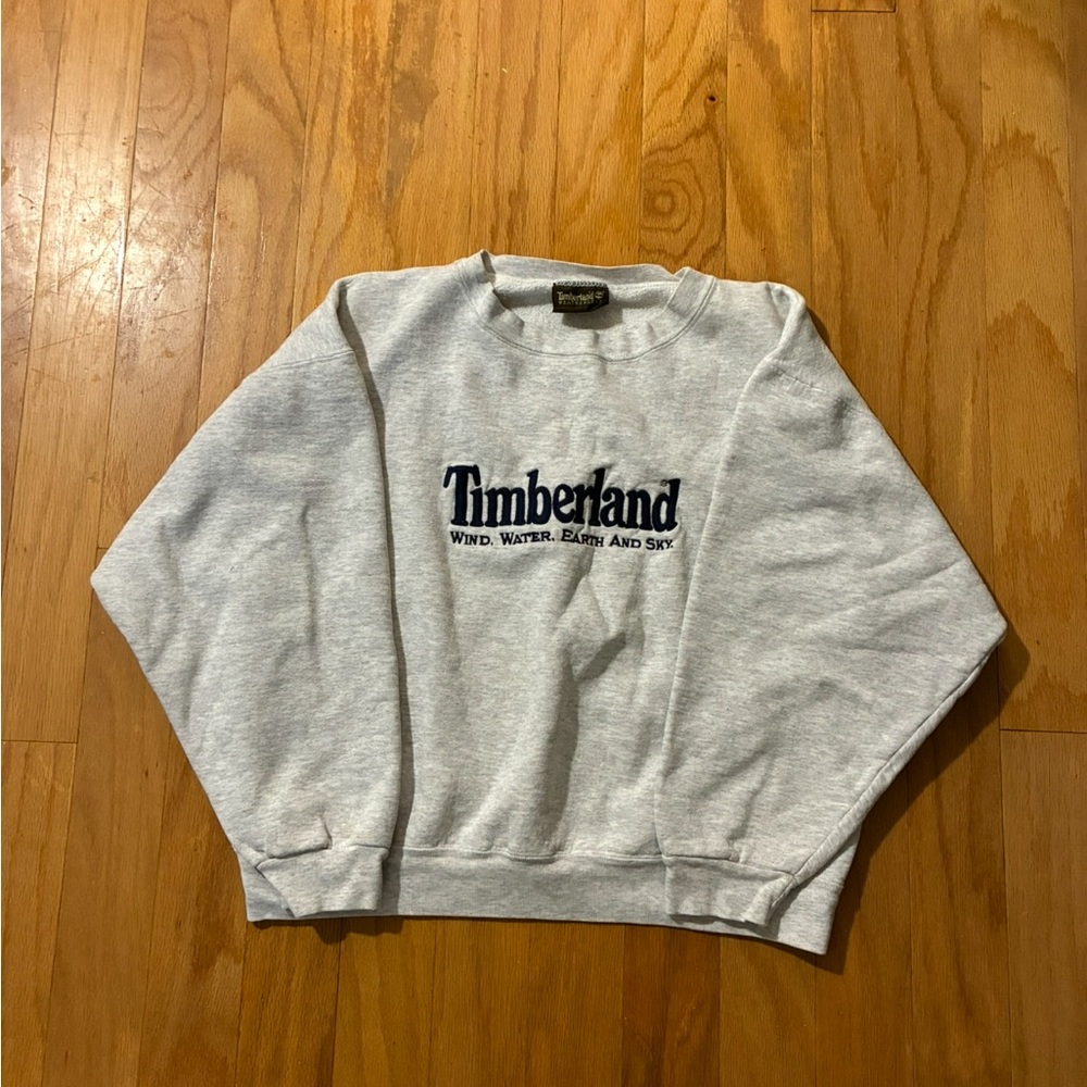 Timberland Vintage Gray embroidered sweatshirt